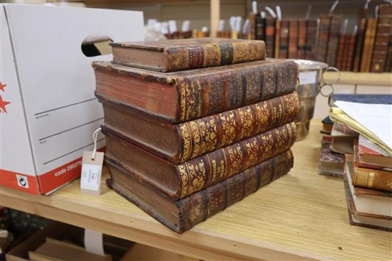 A liqueur box modelled as a stack of books